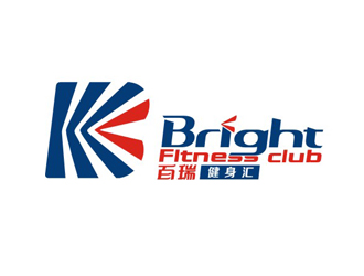 周國強(qiáng)的百瑞 Bright 健身俱樂部logo設(shè)計(jì)