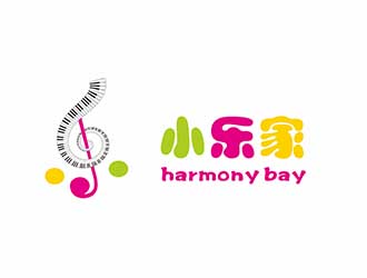 AR科技核心～雪狐設(shè)計(jì)的小樂(lè)家（中文名），harmony bay （英文名）logo設(shè)計(jì)