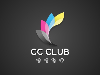 劉小紅的嘻嘻酒吧，，，英文用CC CLUBlogo設計