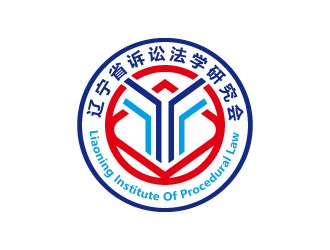 周金進的遼寧省訴訟法學研究會會徽對稱LOGOlogo設(shè)計