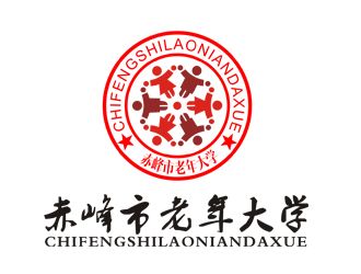 李正東的赤峰市老年大學(xué)?；誰ogo設(shè)計(jì)logo設(shè)計(jì)