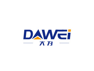 朱紅娟的DaWei字母LOGO設(shè)計(jì)，酷炫簡潔，有力量感l(wèi)ogo設(shè)計(jì)
