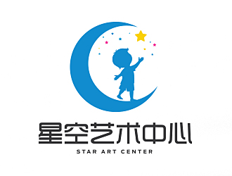 曹芊的星空藝術(shù)中心logo設計