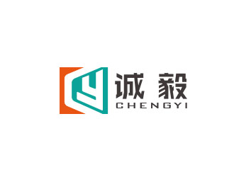 朱紅娟的誠毅室內(nèi)裝飾設(shè)計工作室logo設(shè)計