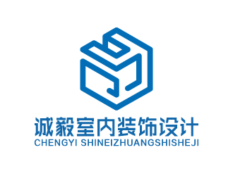 葉美寶的誠毅室內(nèi)裝飾設(shè)計工作室logo設(shè)計