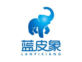 孫金澤的藍皮象logo設(shè)計