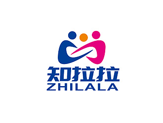 盛銘的知拉拉互聯(lián)網(wǎng)字體設計logo設計