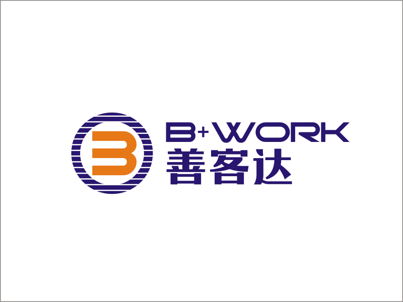 梁宗龍的B+WORK  善客達logo設(shè)計