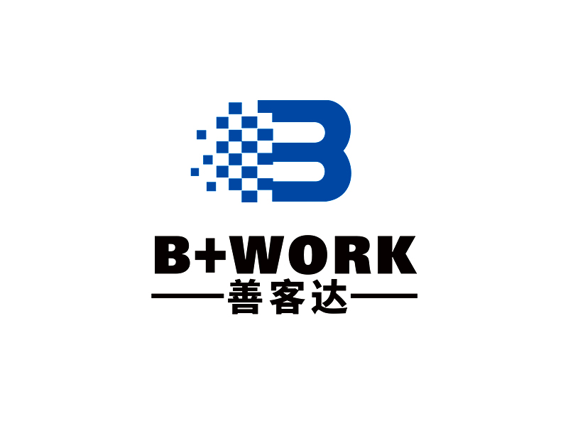 李杰的B+WORK  善客達logo設(shè)計