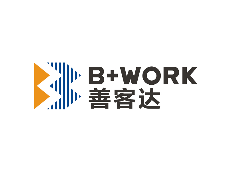 吳世昌的B+WORK  善客達logo設(shè)計