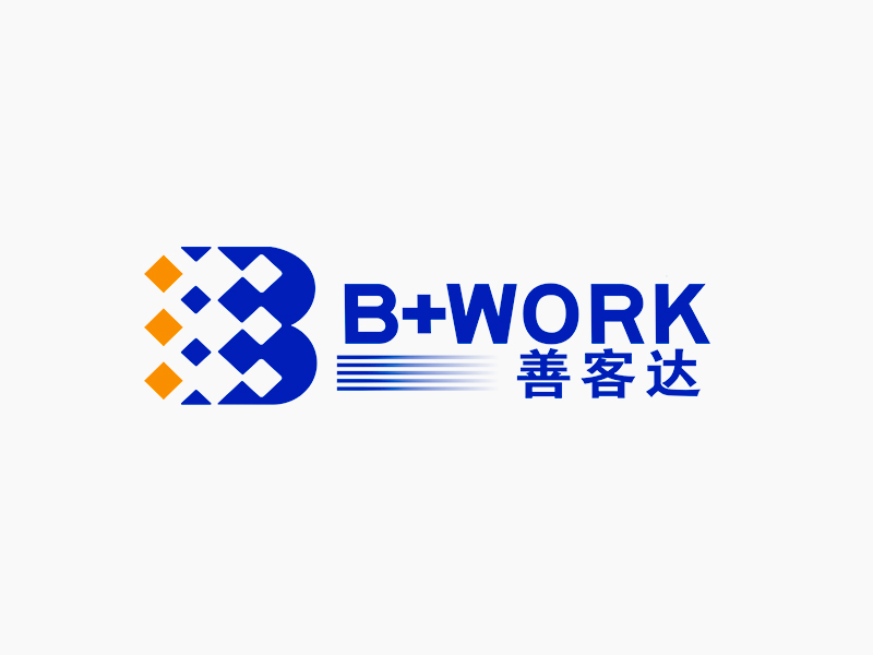 李杰的B+WORK  善客達logo設(shè)計