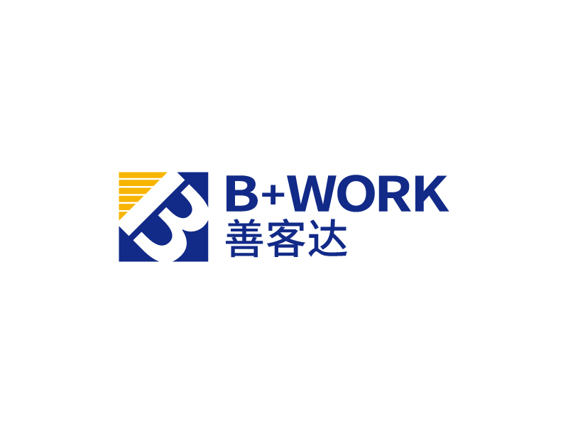 張俊的B+WORK  善客達logo設(shè)計