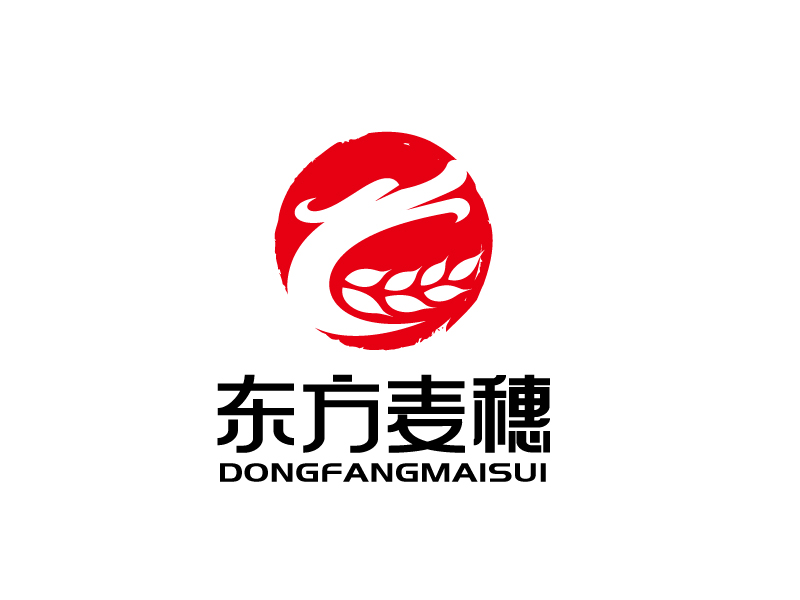 張俊的白酒品牌，東方麥穗logo設(shè)計