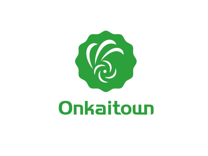朱紅娟的onkaitownlogo設計