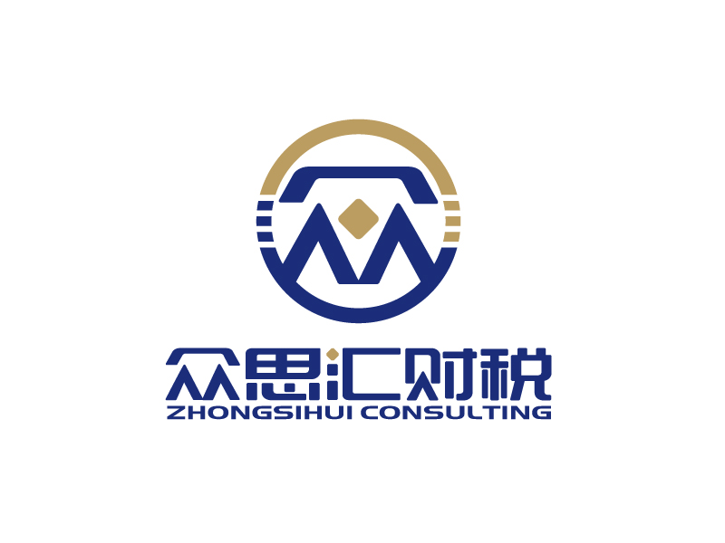 張俊的眾思匯財稅 zhongsihui consultinglogo設計