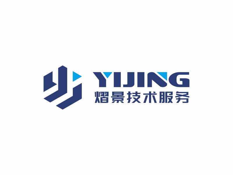 何嘉健的熠景，熠景技術(shù)服務(wù)logo設(shè)計