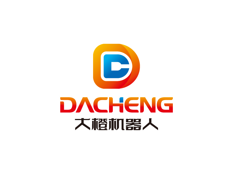 張俊的大橙機(jī)器人/橙擎機(jī)器人科技logo設(shè)計(jì)