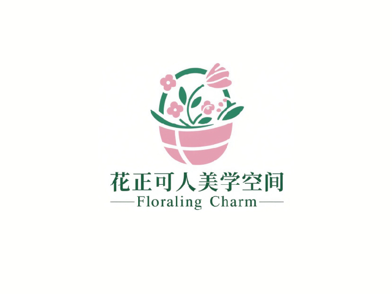 秦光華的花正可人美學(xué)空間logo設(shè)計(jì)