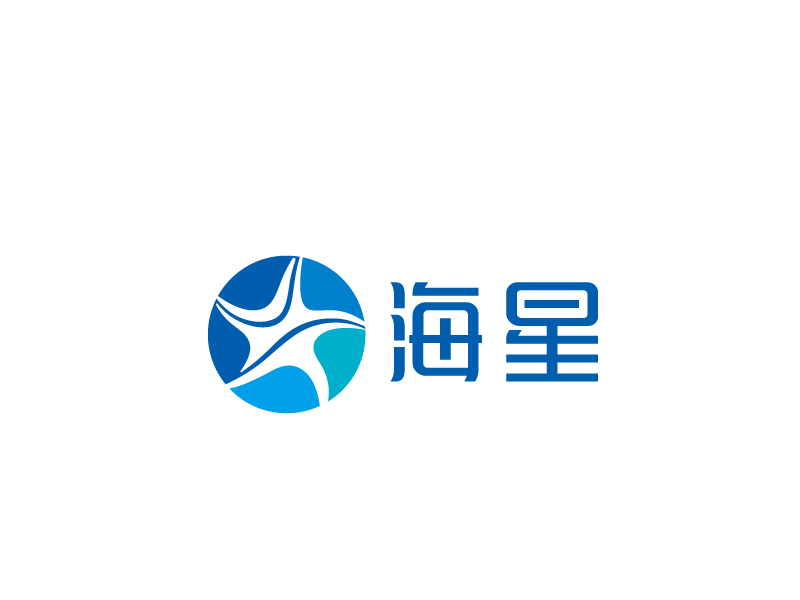 張俊的泳池清潔機(jī)器人公司旗下的海星品牌logo設(shè)計(jì)