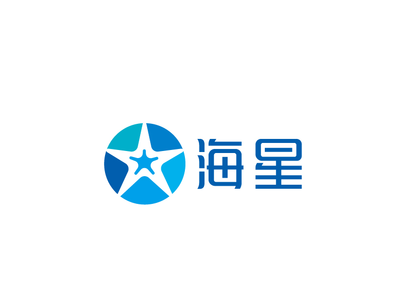 張俊的泳池清潔機(jī)器人公司旗下的海星品牌logo設(shè)計(jì)